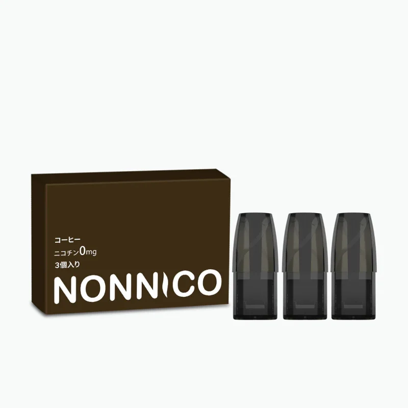 NONNICO Alpha POD型電子タバコ 専用カートリッジ フレーバーポッド３個入り（コーヒー）